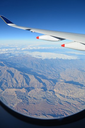 De vlucht naar Singapore